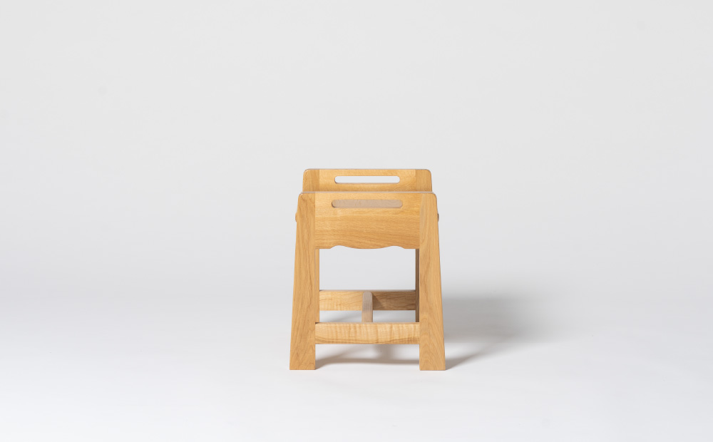 『スツール』シリーズ　H340 【アートグレイン色】 アートグレイン色 W430㎜×D300㎜×H340㎜