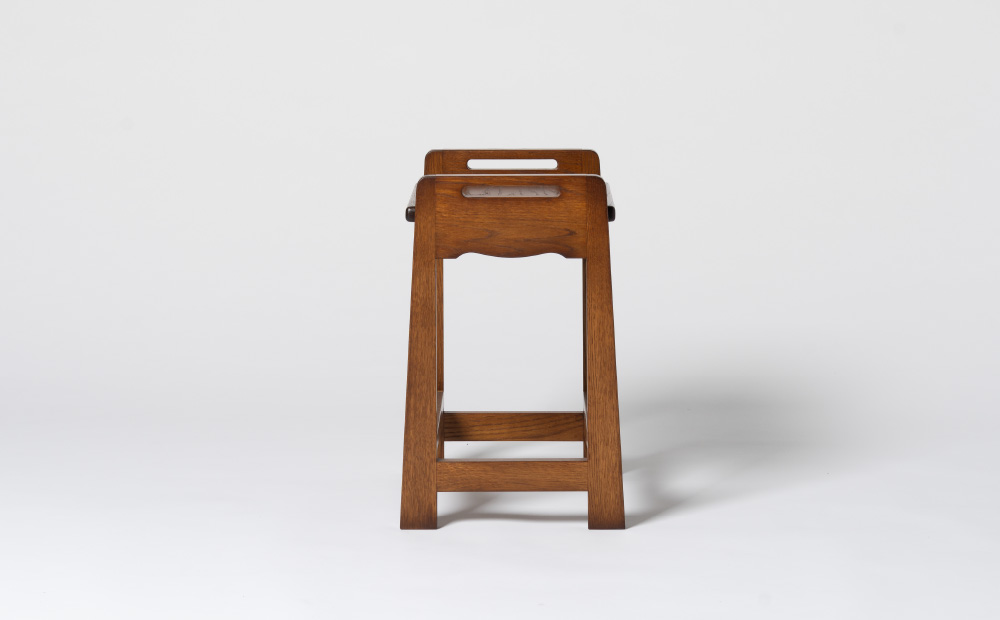 『スツール』シリーズ　H470【アートグレイン色】 アートグレイン色 W430㎜×D300㎜×H470㎜