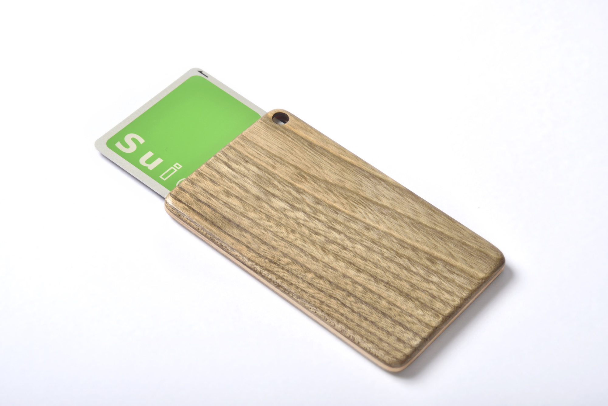 木製ICカードケース(窓なし)＜樹種：ナラ＞ ナラ