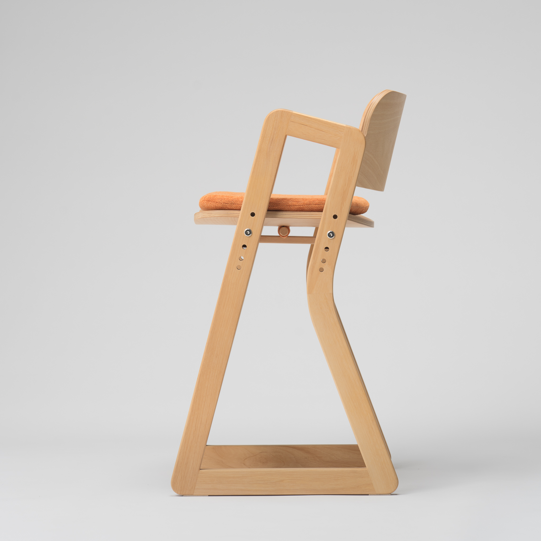 ハンの木の家具 チェアー01 専用クッションカラー：オレンジ