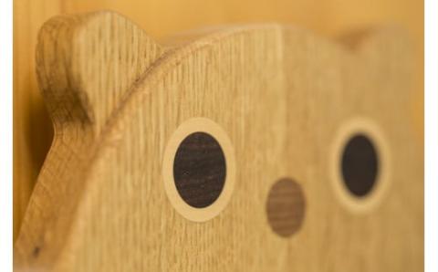 ももんがの木工時計