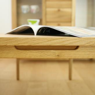 〈luonto〉106リビングテーブル カラー：ブラウン