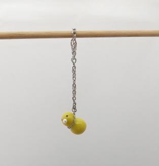 STUDIO ZEM「ひがしかわスノーマン／バッグチャーム」〈カラー：黄〉