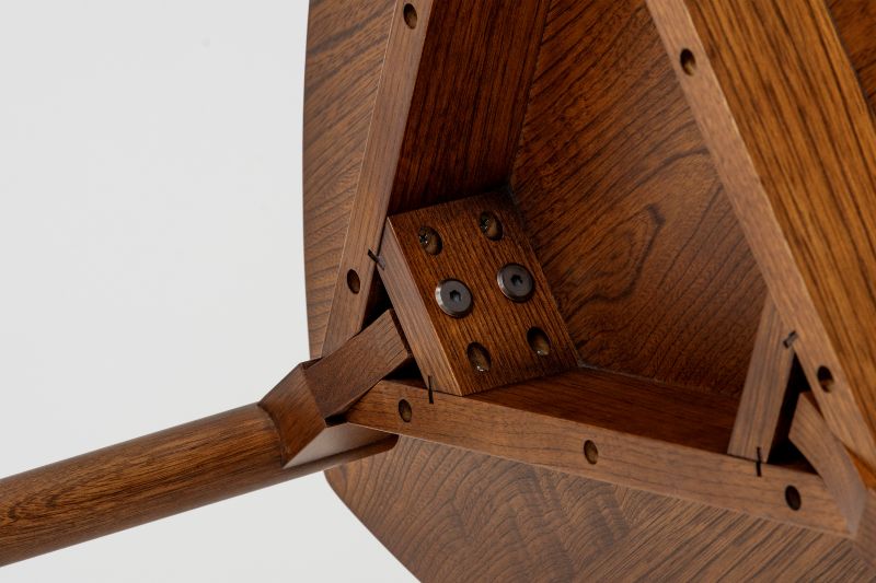 FUGA（フーガ）エンドテーブル　ブラウンカラー ブラウン