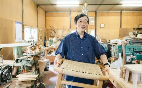 背網Pコードショートアームチェア