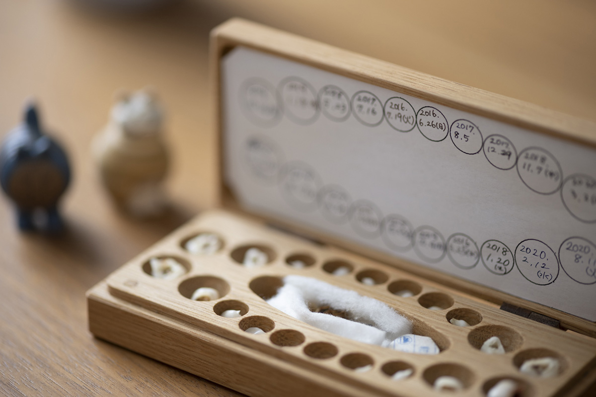 乳歯＆へその緒入れ