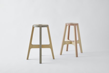スツール「PW stool」　カラー：bluegreen bluegreen