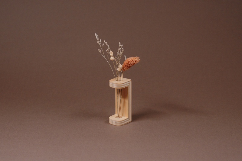 【滝澤ベニヤ】bosjeドライフラワー用の一輪挿し