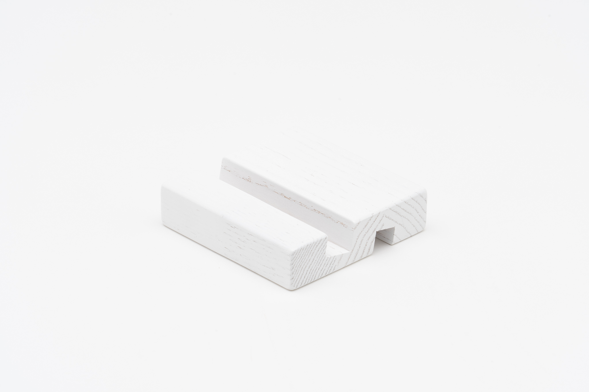 地球にやさしいスマホスタンド【ホワイト・クリア】・箸置きセット ホワイト・クリア　各１個