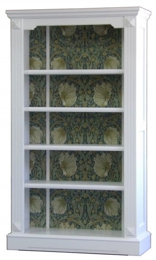 『ウィズモリス』シリーズ　クレア　ローブックケース８６：ホワイト色 ホワイト色