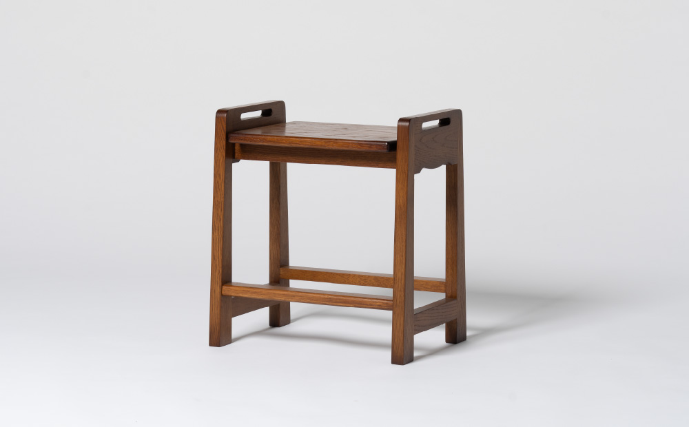 『スツール』シリーズ　H470【グレース色～アンティーク有り】 グレース色～アンティーク有り W430㎜×D300㎜×H470㎜