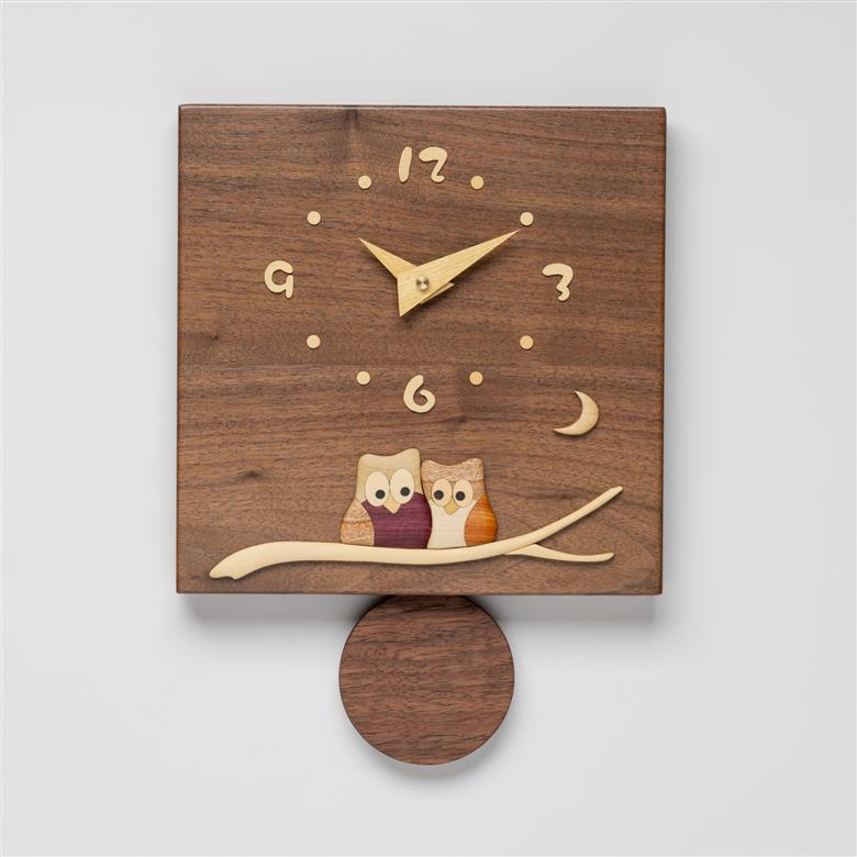 【工房ペッカー】F10 ウォルナット振り子時計