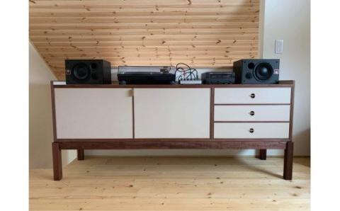 旭川家具 東10号工房「law board（ローボード）」〈カラー：ベージュ〉