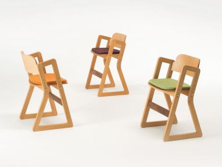 ハンの木の家具 チェアー01 専用クッションカラー：パープル