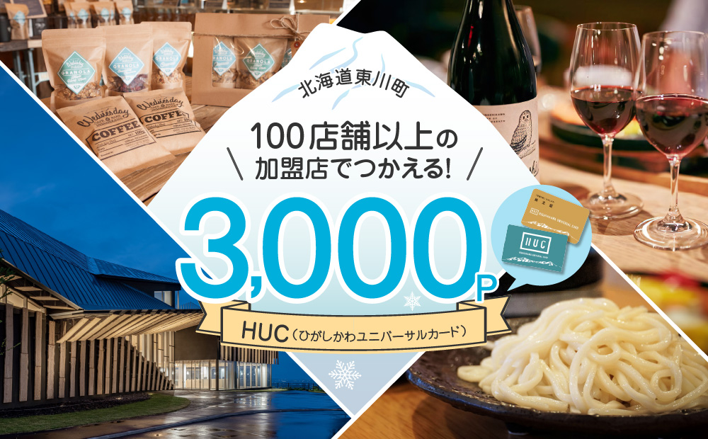 HUCポイント \3,000分