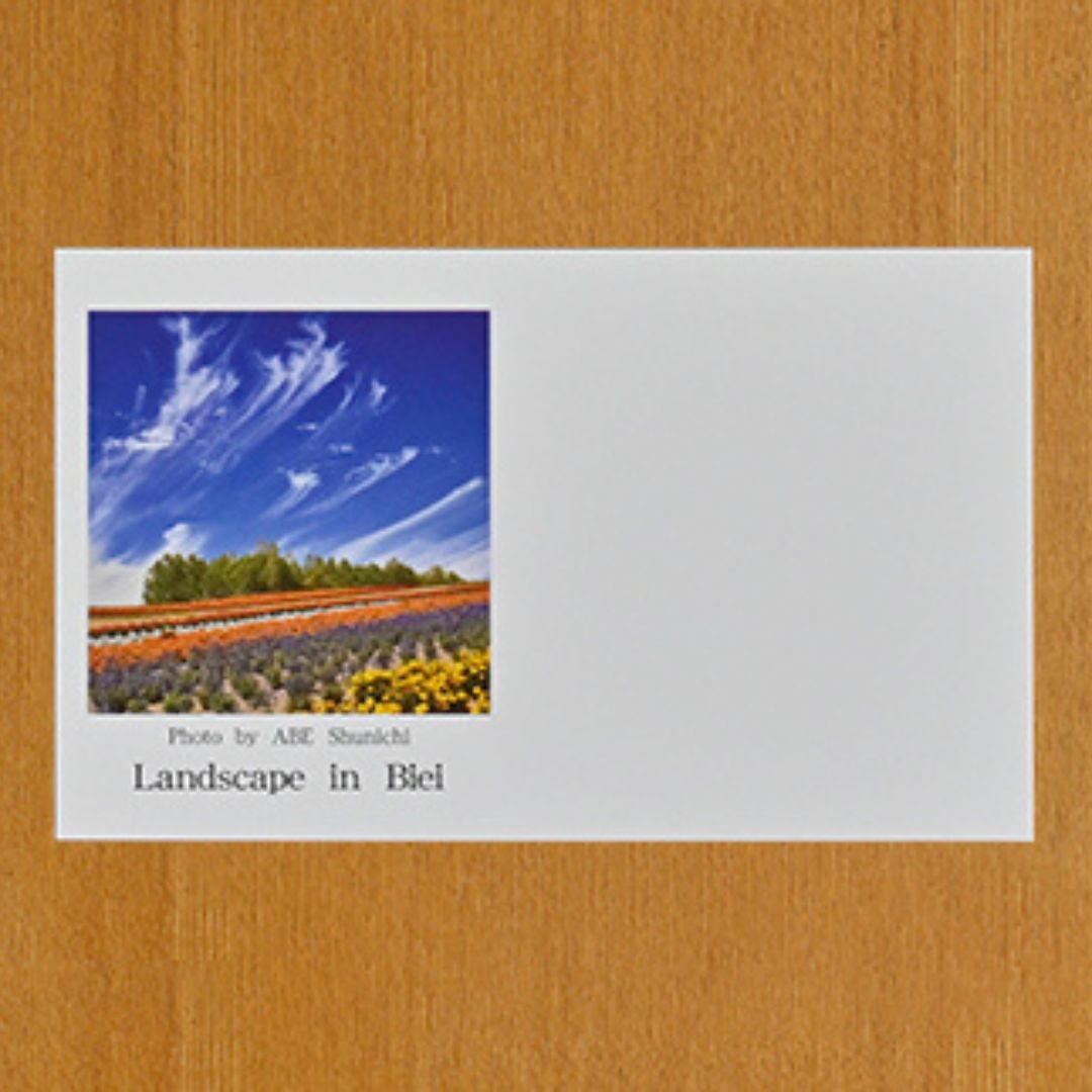 写真家　阿部俊一　名刺台紙・メッセージカード１００枚(B)[005-06]