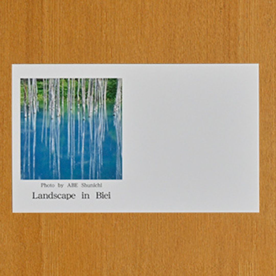 写真家　阿部俊一　名刺台紙・メッセージカード１００枚(C)[005-07]