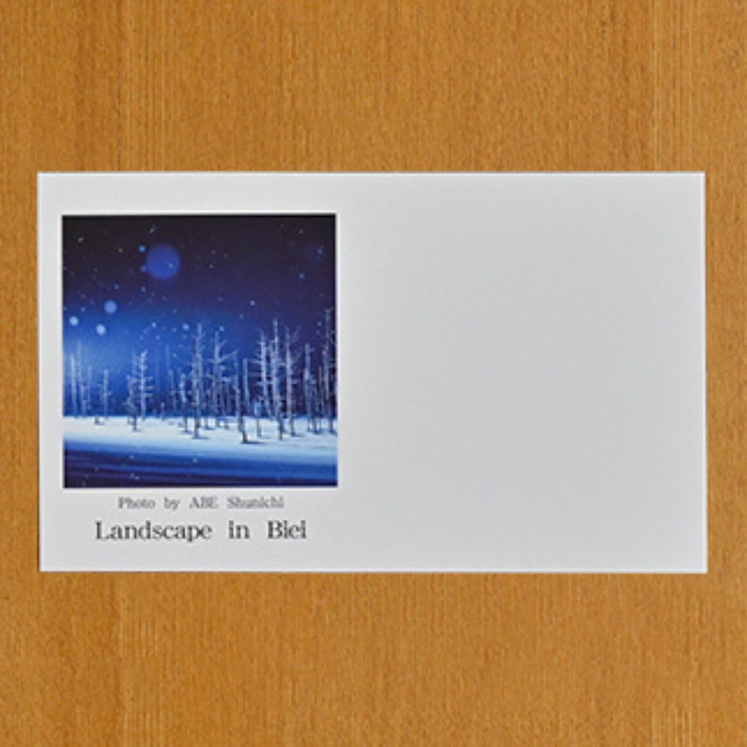 写真家　阿部俊一　名刺台紙・メッセージカード１００枚(D)[005-26]