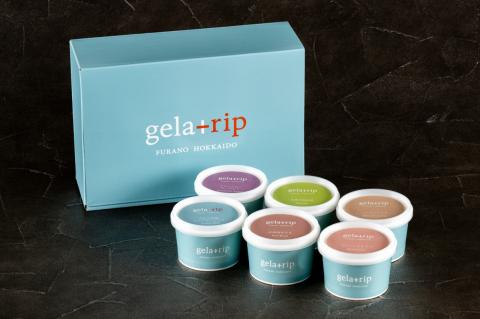 びえい牧場の牛乳を使用！gelatrip's selection　ジェラート ６個BOX[012-39]