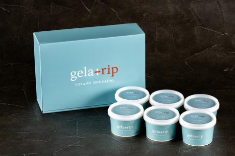 びえい牧場　ジャージーミルクジェラート ６個BOX[012-129]