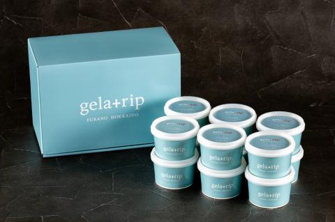 びえい牧場　ジャージーミルクジェラート １２個BOX[019-21]