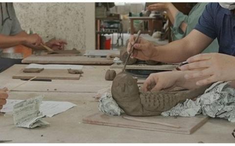 皆空窯　粘土作品制作体験（２名分）[045-09]