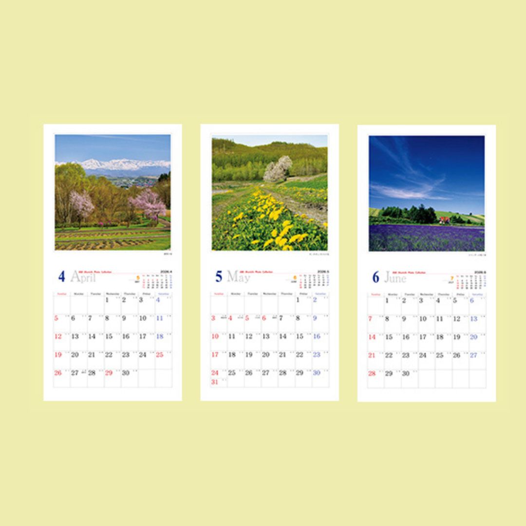 写真家　阿部俊一　2026年壁掛けカレンダー[009-35]