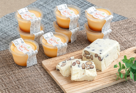 美瑛なごみの森　美瑛とろけるプリン＆美瑛黒豆カッサータ定期便[054-05]