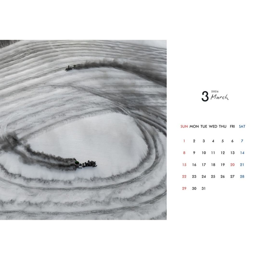 写真家 坪井 智洋 美瑛の風景 2026年卓上カレンダー  [006-22]