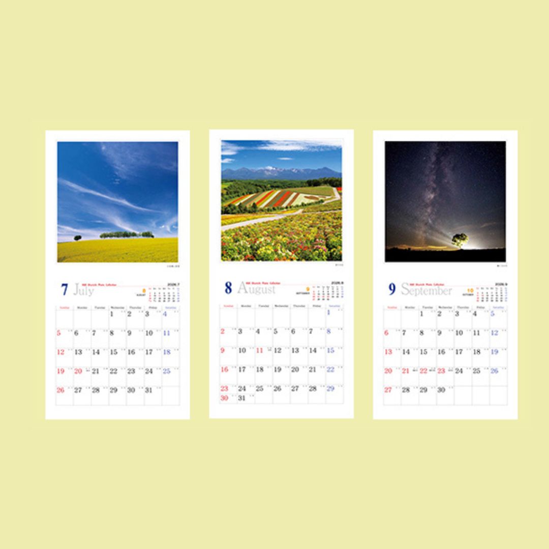 写真家　阿部俊一　2026年壁掛けカレンダー[009-35]