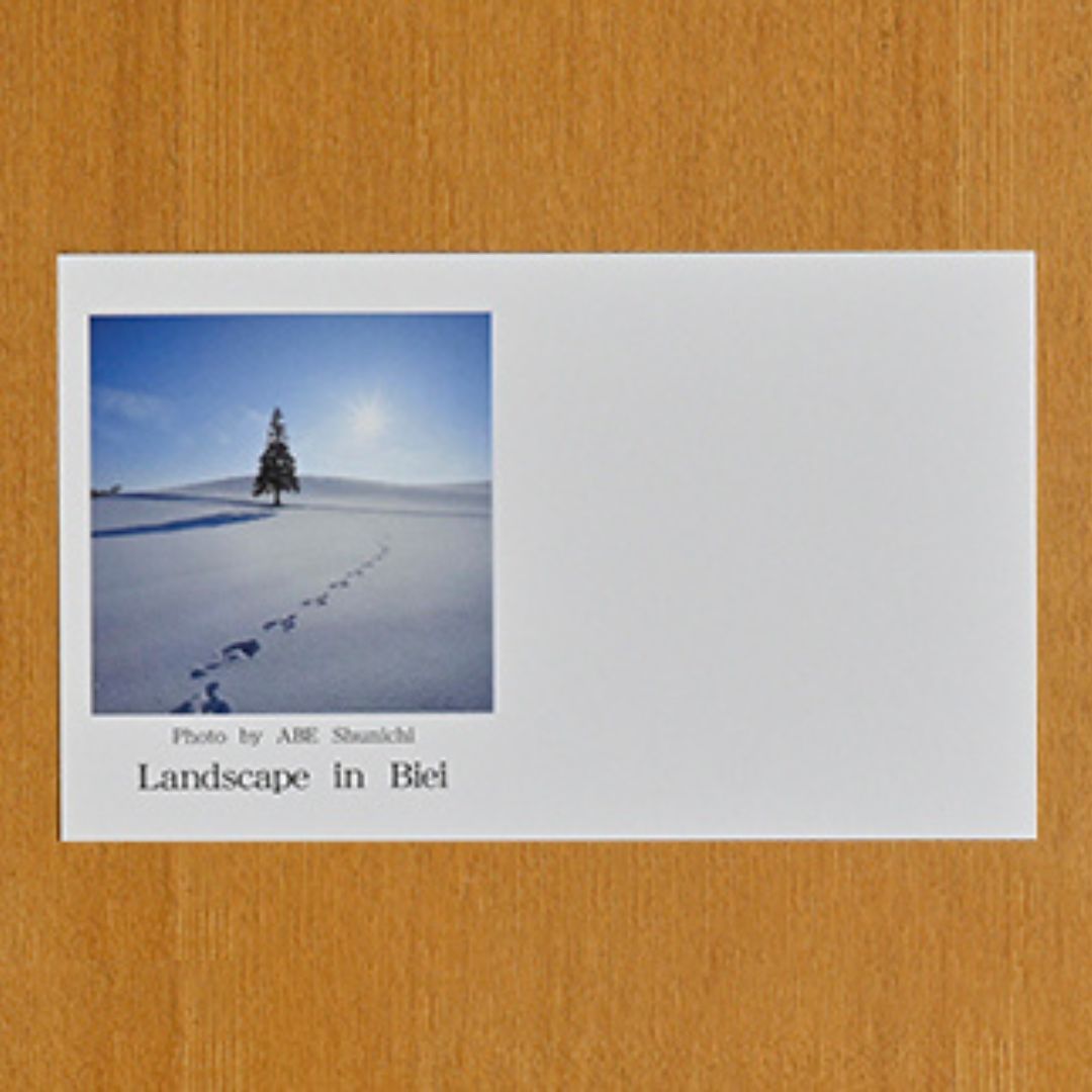 写真家　阿部俊一　名刺台紙・メッセージカード１００枚(A)[005-05]