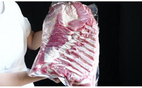 美瑛選果　美瑛豚バラ肉(ブロック) 約4kg[034-14]