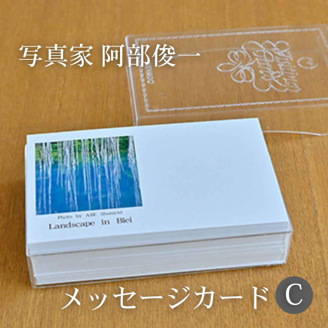 写真家　阿部俊一　名刺台紙・メッセージカード１００枚(C)[005-07]