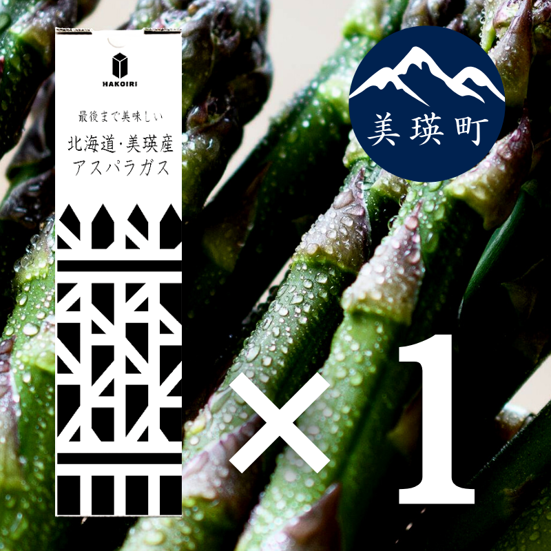 【先行予約】令和8年産！ 幻のアスパラ ラスノーブルHAKOIRI「畑発・冷蔵庫のドアポケット行」×１箱　墫乃字[012-185]
