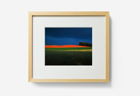 前田真三 額付き写真（白木額） キャビネサイズ[041-09]