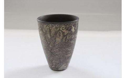 皆空窯　氷裂ビアグラス[066-10]