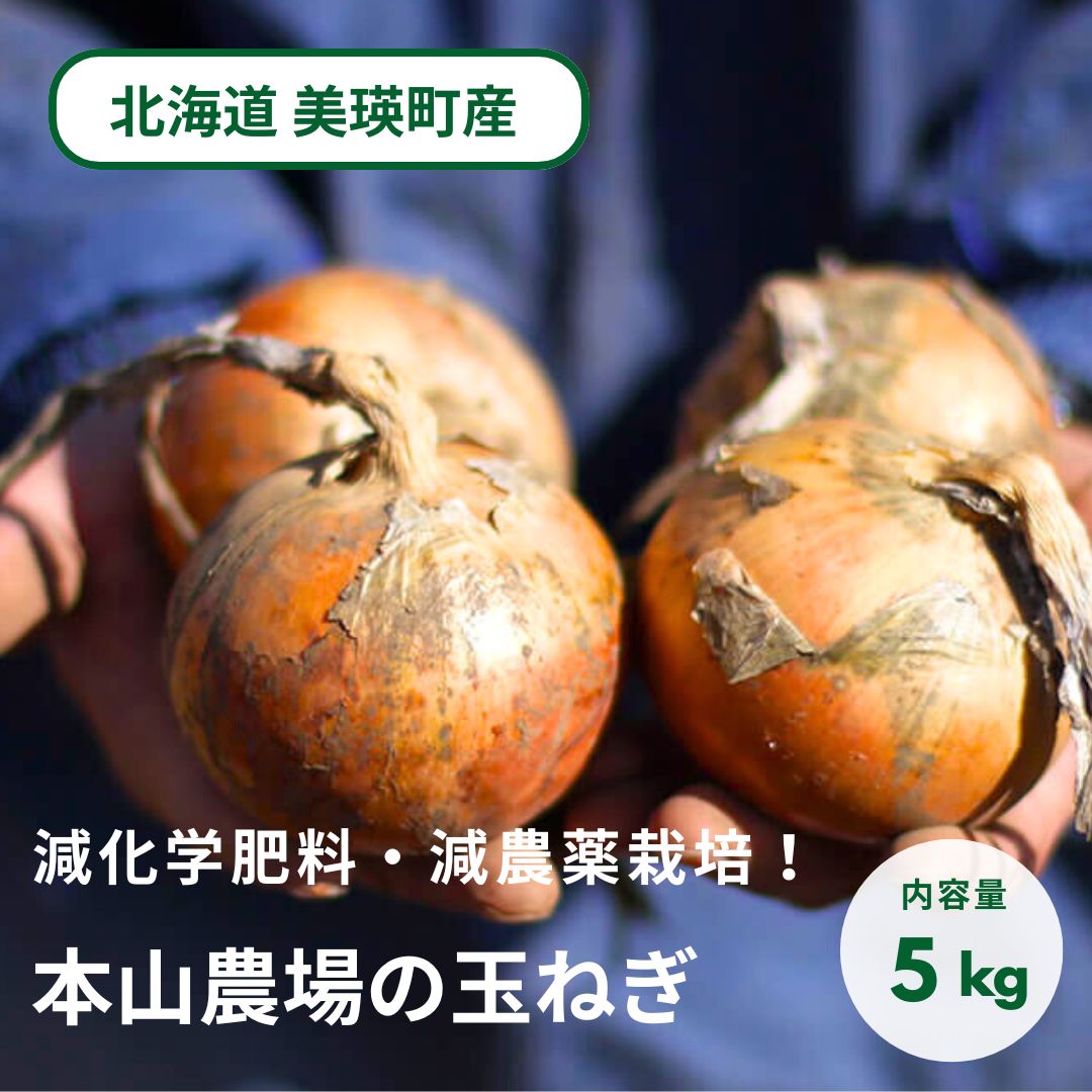 [令和7年産予約受付!]本山農場の玉ねぎ5kg[007-21]