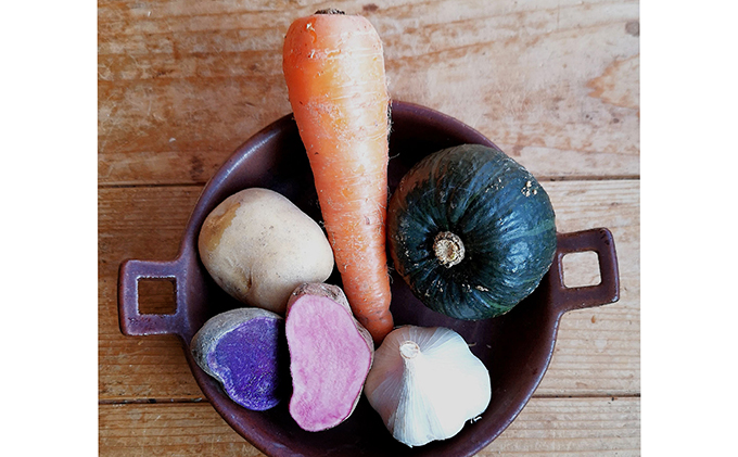 オーガニック野菜のアヒージョセット（1～2人用） ※オリジナル鍋付