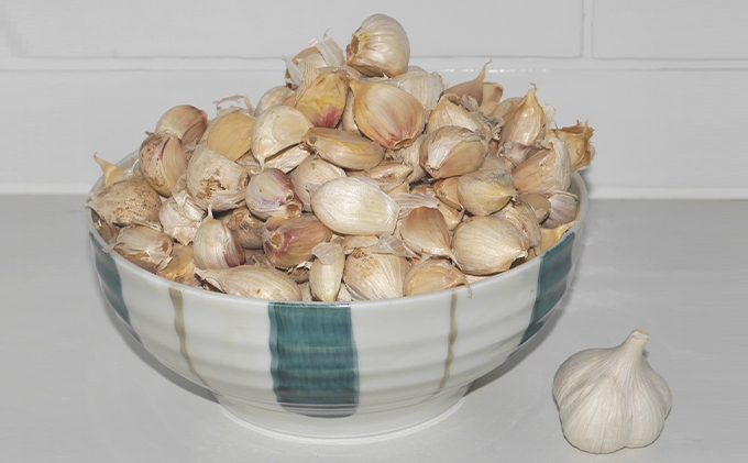 【北海道上富良野町産】にんにく ホワイト6片(バラ)1.2kg