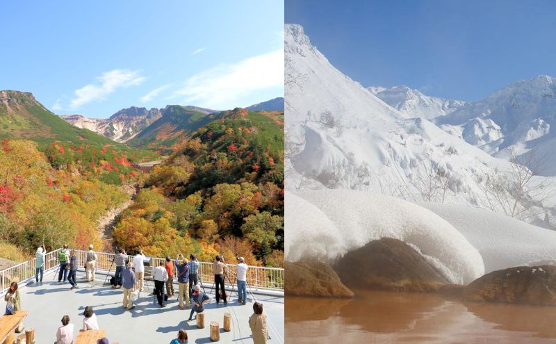 湯元凌雲閣 【 1泊朝食付 】 ペア 宿泊券 ホテル 旅館 旅行券 北海道 上富良野町 十勝岳