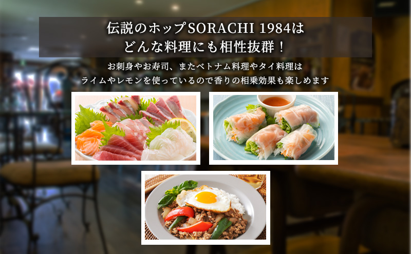 上富良野町発祥！伝説のホップ「ソラチエース」使用【SORACHI 1984】350ml×24缶 (有)リカーショップかまだ 北海道 上富良野町 ソラチ1984 お酒 酒 飲み物 ビール 地ビール サッポロビール サッポロ ギフト