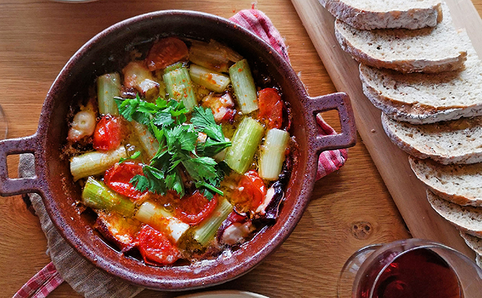 オーガニック野菜のアヒージョセット（1～2人用） ※オリジナル鍋付