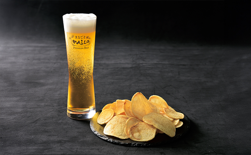 ポテトチップス MARUGOTO KAMIFURANO 黄金の一枚 贅沢 厚切り うすしお 味 100g 4袋 入り ポテト チップス おやつ お菓子 ポテチ 北海道 上富良野