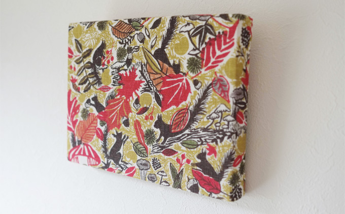 『秋の仕事』ファブリックパネル 北海道 南富良野町 ファブリック パネル インテリア デザイン プリント 贈り物 ギフト