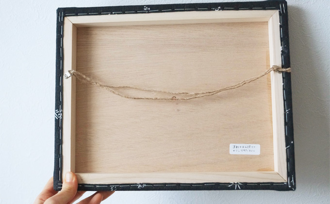 『巣子守り』ファブリックパネル 北海道 南富良野町 ファブリック パネル インテリア デザイン プリント 贈り物 ギフト