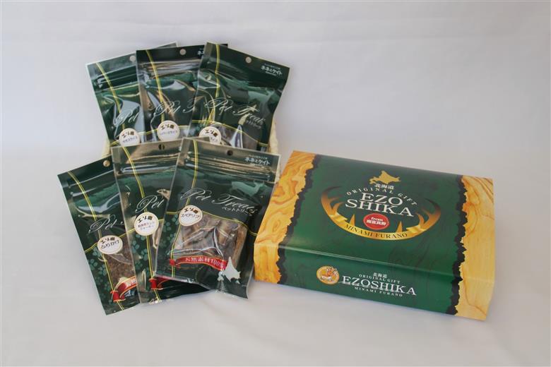 ◆6ヶ月連続◆エゾシカ肉を使った愛犬のおやつ定期便 南富フーズ株式会社 鹿肉 ジビエ 餌 犬 猫 鹿 詰め合わせ ペット 健康 無添加 肉 北海道 南富良野町 エゾシカ