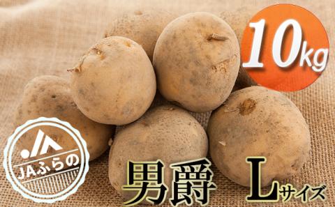 ふらの産じゃがいも【男爵】Lサイズ 10kg 北海道 南富良野町 じゃがいも ジャガイモ 男爵 野菜 ポテト
