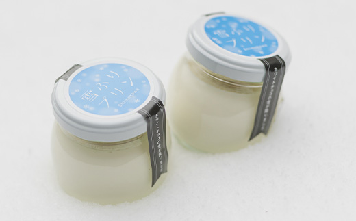 雪ふりプリン 3個入り 2箱セット 80g×6個 480g 生乳使用 お菓子 お F4G-0258