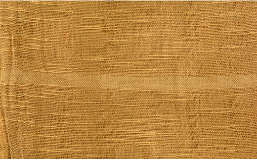 玉ねぎの外皮染タオルマフラー照柿代赭（てりがきたいしゃ） ファッション 故郷 ふるさと 納税 北海道 下川町 F4G-0078