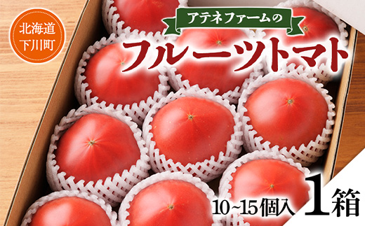 【先行予約】令和7年産 10個～15個前後 アテネファームのフルーツトマト 1箱 （2025年7月中旬〜下旬頃に順次発送） F4G-0002